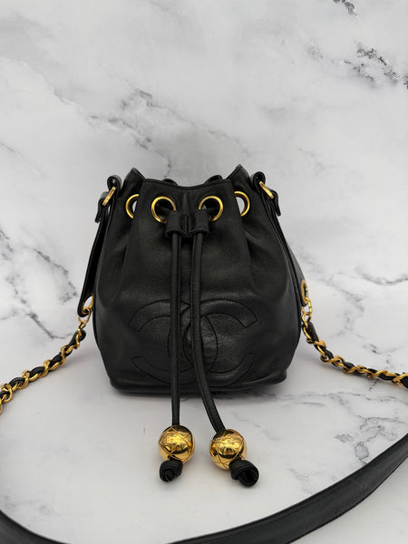 Rare Chanel Decacoco Mini Drawstring Bag