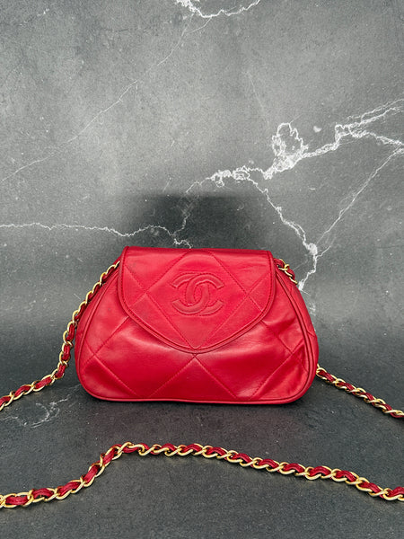 Chanel Coco Mark Mini Bag in Red