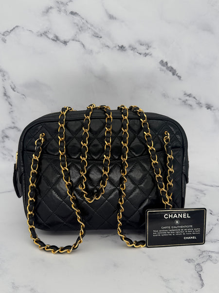 Chanel Iconic Double Chain Camera Bag