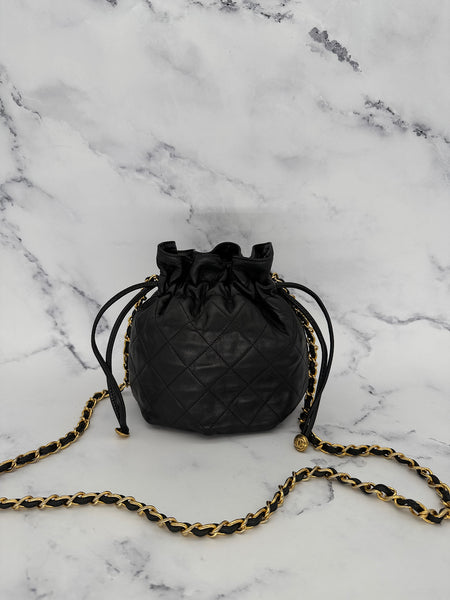 Chanel Coco Mark Mini Drawstring Bag