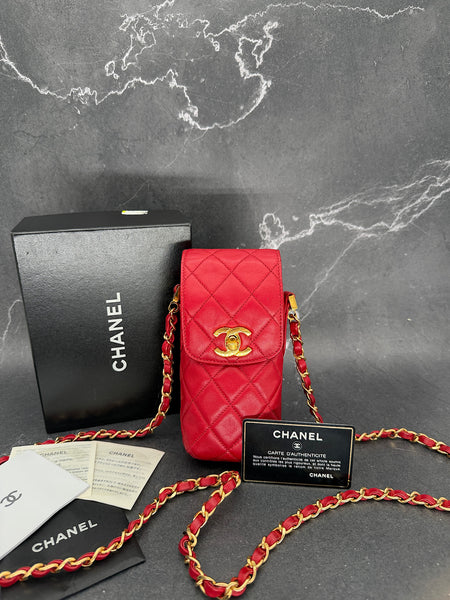 Chanel Timeless Turnlock Minibag in Red