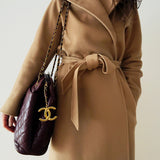 Chanel CC Matelasse Tote in Rare Burgundy