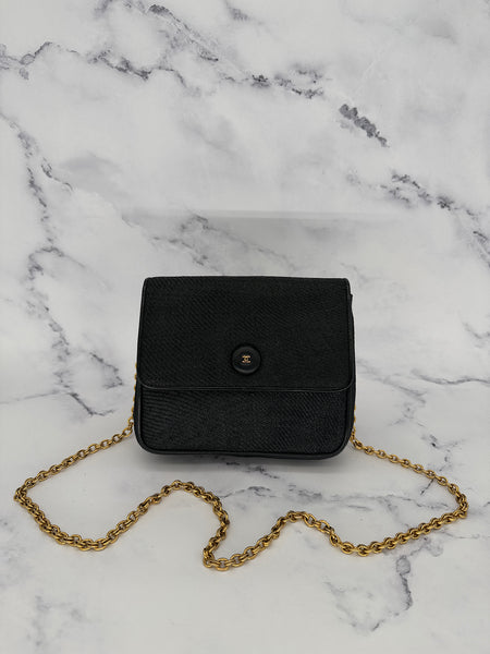 Rare Chanel Raffia Mini Bag