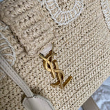 Saint Laurent Paris Downtown Rafia