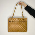 Chanel Lambskin Matelasse Tote 