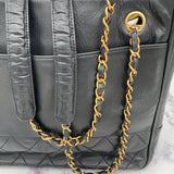 Iconic Chanel Lambskin Chain Tote