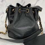 Chanel Caviar Decacoco Drawstring Bag