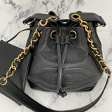 Chanel Caviar Decacoco Drawstring Bag