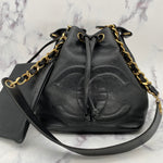 Chanel Caviar Decacoco Drawstring Bag