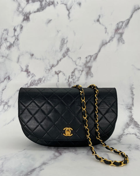 Rare Chanel Half Moon Bag