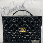 Rare Chanel Patent Briefcase