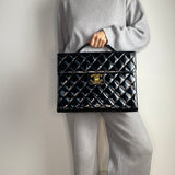 Rare Chanel Patent Briefcase