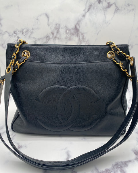 Decacoco Tote in Caviar Leather