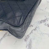 Rare Chanel Chain Tote in Navy