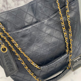 Rare Chanel Chain Tote in Navy