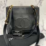 Chanel Decacoco Lambskin Chain Tote