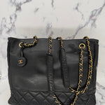 Chanel tote with CC medallion