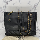 Chanel tote with CC medallion