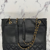 Chanel tote with CC medallion