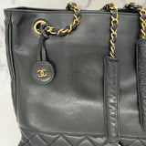 Chanel tote with CC medallion