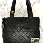 Rare Chanel Matelasse tote with Turnlock 