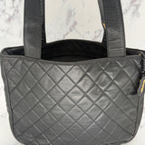 Rare Chanel Matelasse tote with Turnlock