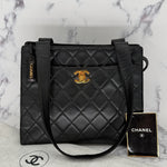 Chanel Matelasse Turnlock Tote