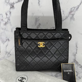Chanel Matelasse Turnlock Tote