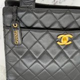 Chanel Matelasse Turnlock Tote
