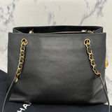 Chanel Turnlock Caviar Tote