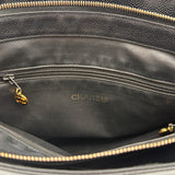 Chanel Turnlock Caviar Tote