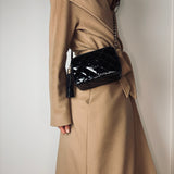 Small Chanel camera bag in patent leather