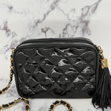 Small Chanel camera bag in patent leather