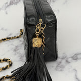 Small Chanel camera bag in patent leather
