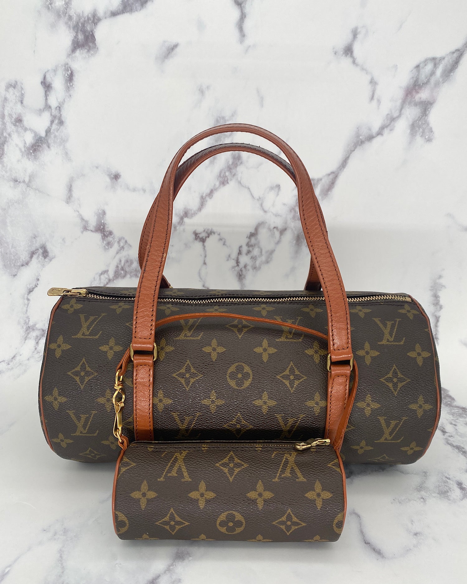 Louis Vuitton Papillon 30 with Mini Bag