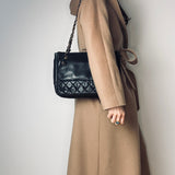Iconic Chanel CC tote in Lambskin