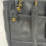 Iconic Chanel CC tote in Lambskin