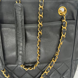Iconic Chanel CC tote in Lambskin