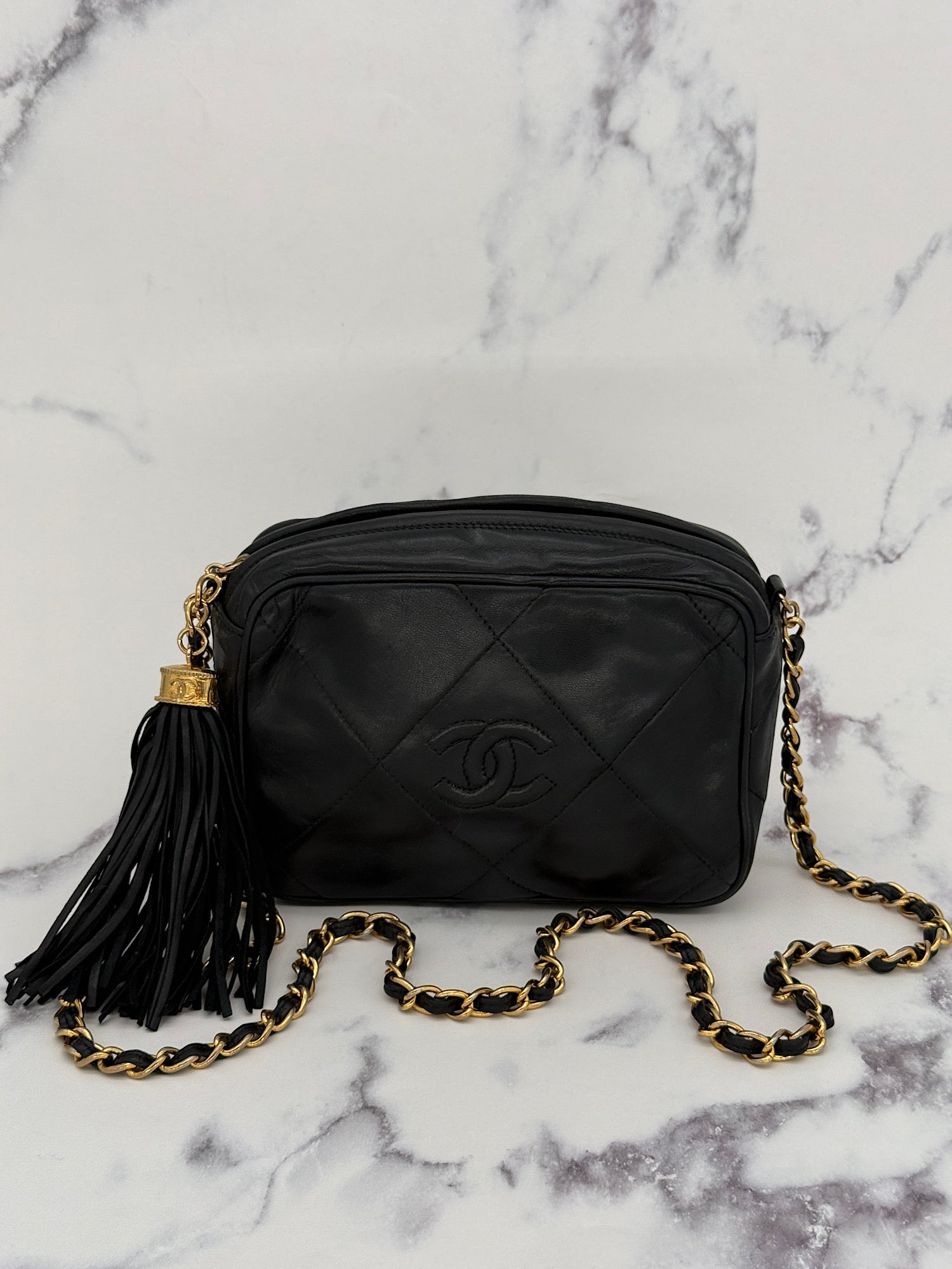 Chanel Small Camera Bag with Tassel