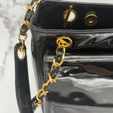 Chanel Patent Turnlock with 24k plating