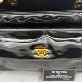 Chanel Patent Turnlock with 24k plating