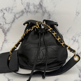 Iconic Chanel Decacoco Drawstring bag