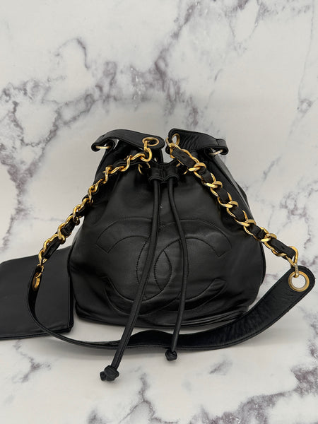 Iconic Chanel Decacoco Drawstring bag