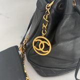 Iconic Chanel Drawstring bag with CC Charm