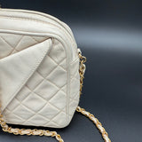 Chanel Tassel Camera Bag in off-white