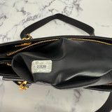 Chanel Black Turnlock Tote in Lambskin