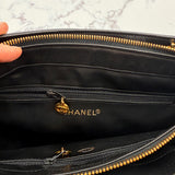 Chanel Black Turnlock Tote in Lambskin