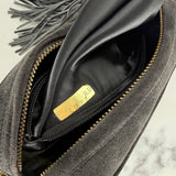 Rare Chanel Suede Turnlock Camera Bag