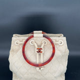 Rare Chanel Matelasse with Tortoise handles