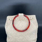 Rare Chanel Matelasse with Tortoise handles